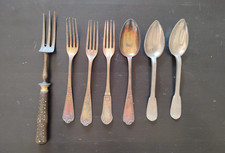 Lot de 7 couverts anciens