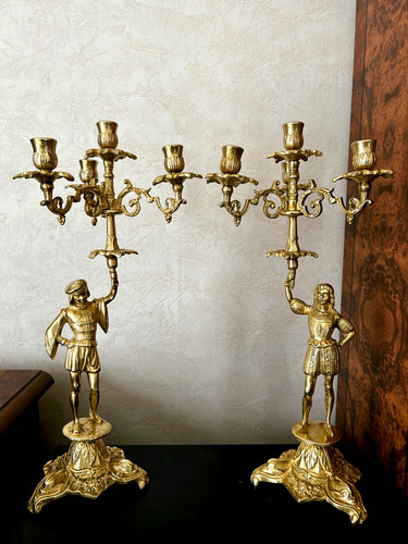 Jolie bougeoir chandelier - , en