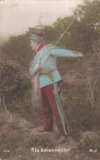 CP PATRIOTIQUE A LA BAIONNETTE