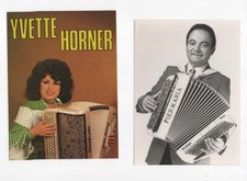 RARE ACCORDION LOT of 7 DOCUMENTS HORNER CORCHIA with AUTOGRAPH BOUVELLE