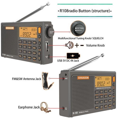 Radio portable avec - radio,