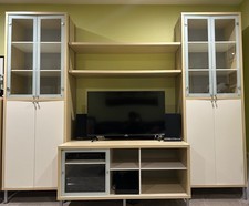 IKEA MAGIKER Media Center - Birch/White