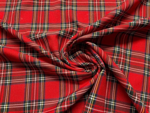 Tissu motif tartan - motif,