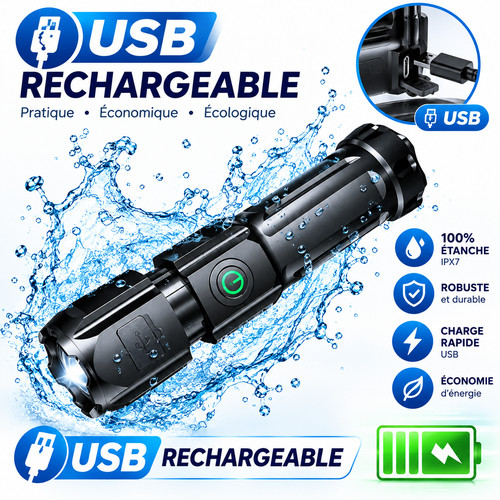 Lampe torche led - led, puissante