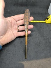 Rare Porte Plume Bois Sculpté