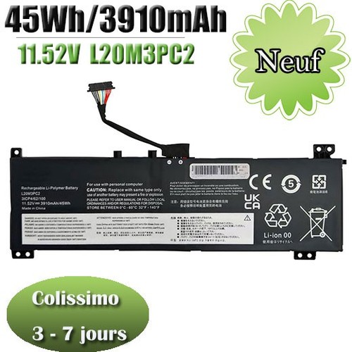 L20c3pc2 l20m3pc2 batterie - l20m3pc2,