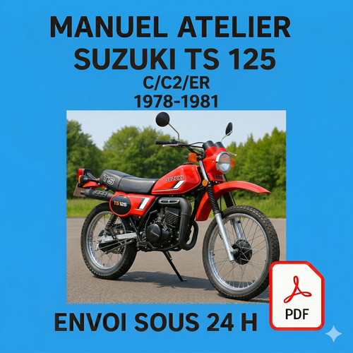Manuel atelier suzuki ts125 - atelier,