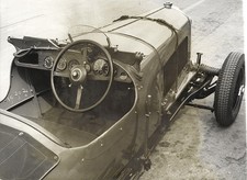 M203 Bentley 4.5 litre. 24h du Mans 1927-29. Photo presse argentique, Monza 1958