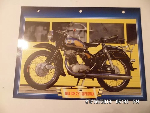 Carte fiche moto - carte,