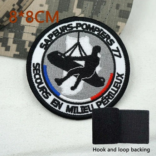Patch sapeurs pompiers - sapeurs-pompiers, 77
