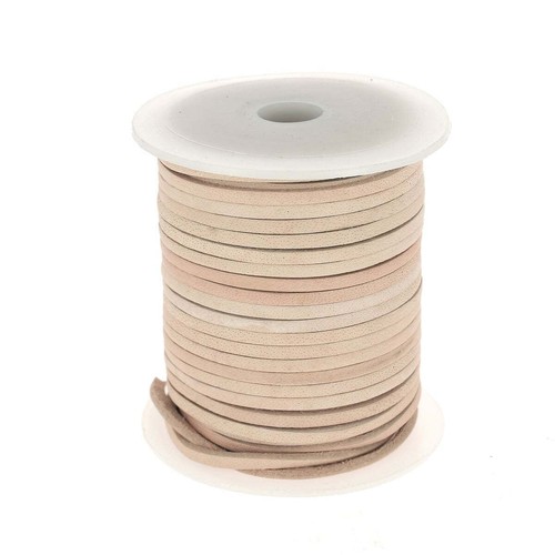 Lacet cuir buffle - en, plat