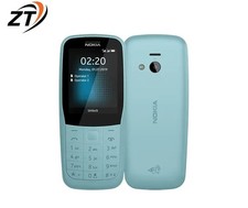 Unlocked Nokia 220 4G FM radio Bluetooth 0.3MP 24MB 16MB RAM cell Phone Dual SIM