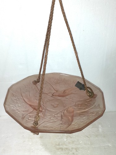 Petit lustre verre presse - lustre,