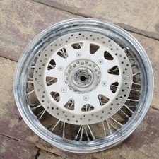 01-04 SUZUKI INTRUDER VOLUSIA 800 VL800 FRONT WHEEL RIM STRAIGHT Minor Rust