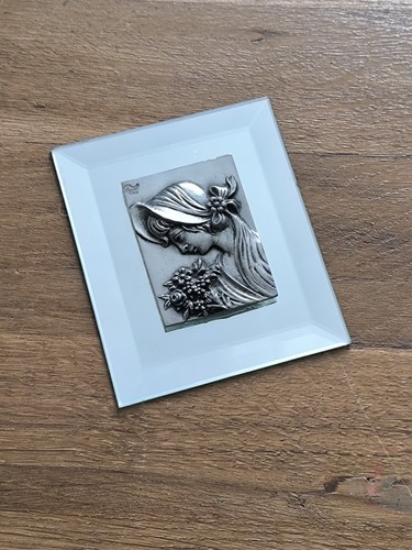 Ancienne cadre miroir etain - cadre,