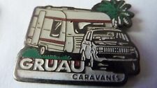 PIN'S CARS / TOURING / CARAVAN / CAMPER OATMEAL / RARE