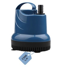 Mini Pompe À Eau Pompe Submersible 1500L/H 20W 230V Pompe Vide Cave Hauteur d...