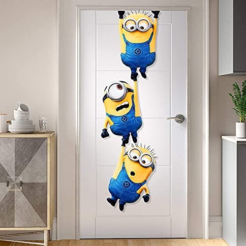Autocollant mural minions pour - autocollant,