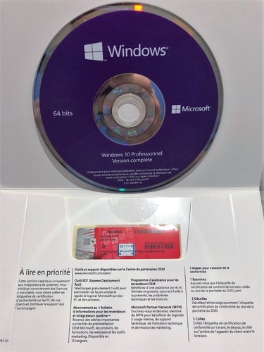 Windows pro dvd - 10, 64bits