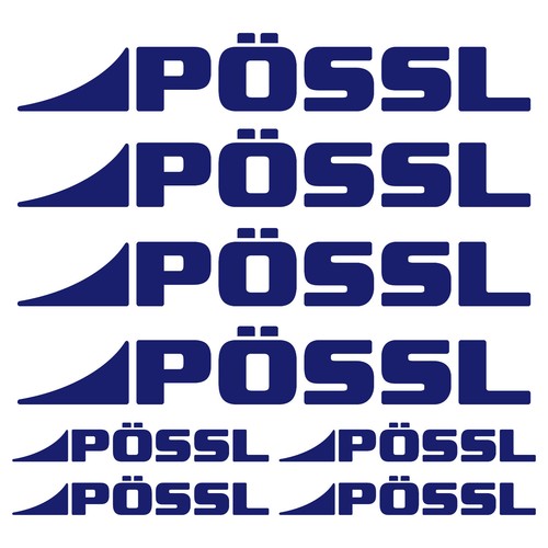 Pössl autocollant sticker - autocollant,