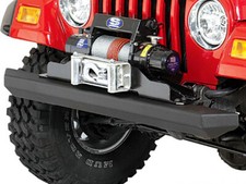 Rock Crusher Bumper pare-chocs acier noir avant Jeep Wrangler TJ 96-06
