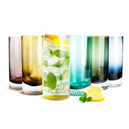 Multicolore verres whisky - verres, à