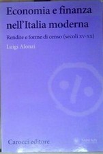 Alonzi ECONOMIA E FINANZA NELL'ITALIA MODERNA.