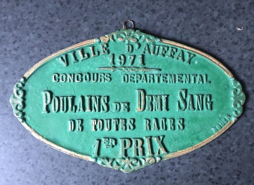 Plaque concours agricole - plaque,