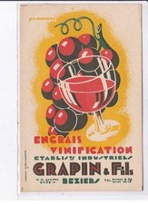 ADVERTISEMENT: GRAPPIN et Fils vinification fertilizer in Beziers (wines - vine) - tr