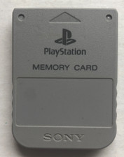 Official Sony PlayStation 1 PS1 Authentic Memory Card OEM Tested PSOne