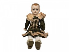 Poupée ancienne poupée porcelaine 45 cm. État voir photos.