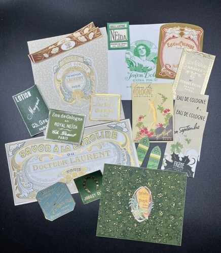 Lot etiquettes parfumerie - 19,