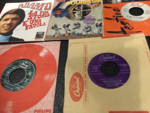 Lot disques 45t divers - 5,
