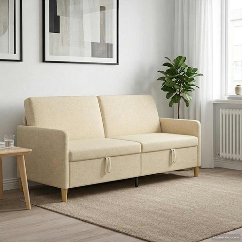 Sofa avec rangement polyester - sofa,