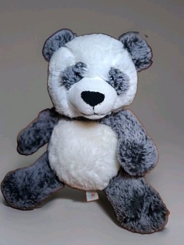 Peluche panda gris - blanc,