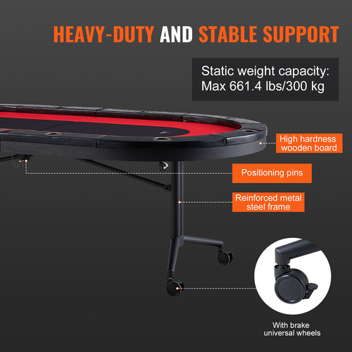 Table poker casino ovale - table,