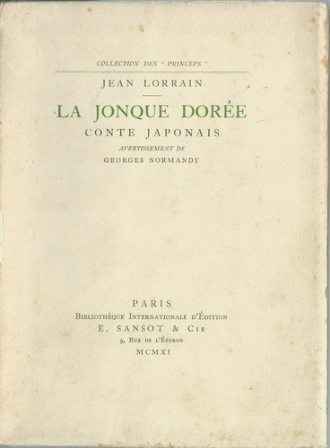 Rare jean lorrain - eo, n°