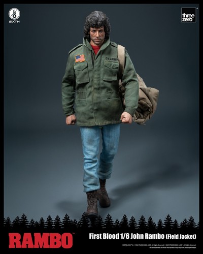 Threezero rambo first blood - rambo:,