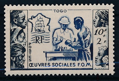 Timbre togo 254 - togo, série