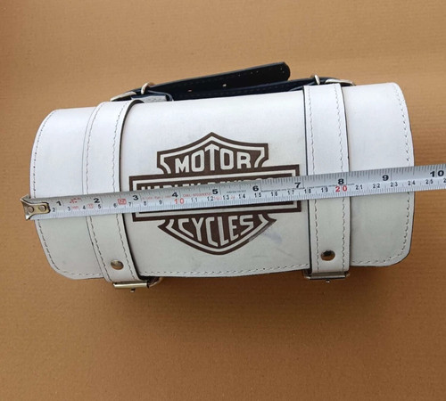 Sac outils cuir blanc - à, en