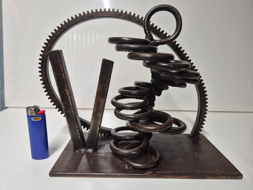 Sculpture abstraite métal - abstraite, en