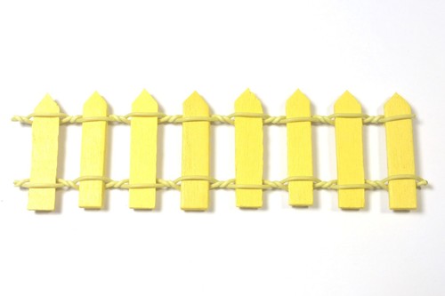 Miniature bois barrière - :,