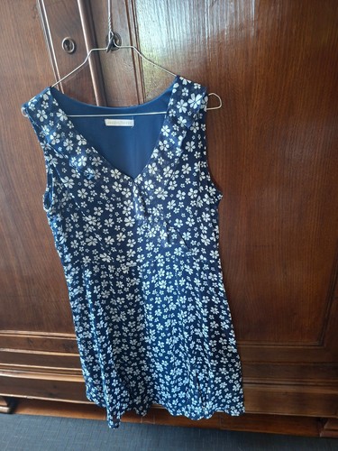 Robe sans manche décor - , fleuri
