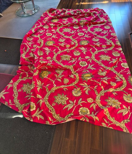 Rideau tenture rouge - tenture, textiles