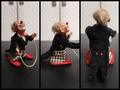 Clown acrobate sauteur - sauteur, à