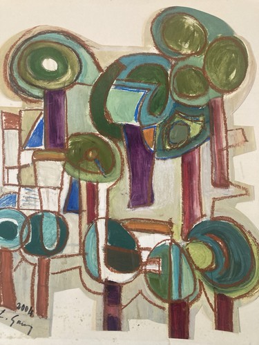 Painting peinture découpage - painting,