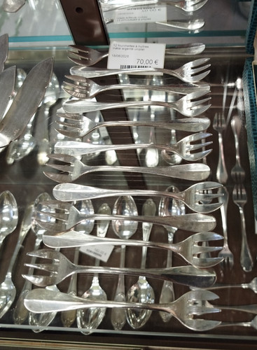 Fourchettes huitres metal - huitres,