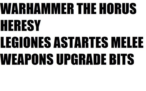 Warhammer the horus - warhammer, heresy