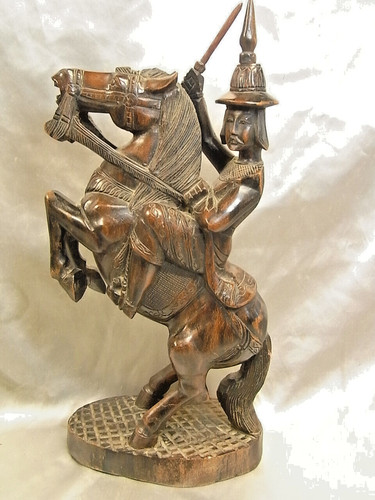 Warrior statue asian - statue,