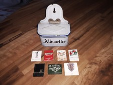 Antique  French Enamel Matchbox  Allumettes with Match Books